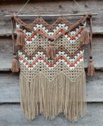 Wandhanger met franjes (handgemaakt) / Wanddecoratie, Ophalen of Verzenden, Nieuw
