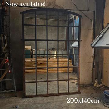 Unieke Spiegel 200x140 | Exclusief RensCreates | Gietijzer | beschikbaar voor biedingen