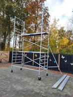 Rolsteiger Euroscaffold 135x305 6,2m werkhoogte, Ophalen, Gebruikt, Rolsteiger of Kamersteiger, 5 meter of hoger