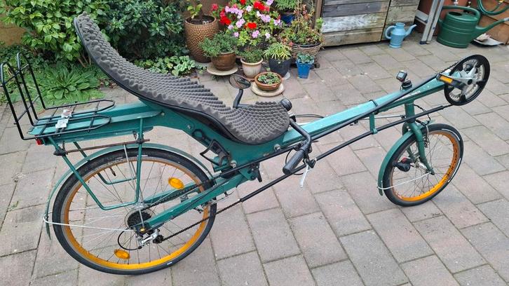 Sinner Demon Ligfiets - Geschikt voor lange mensen!, Fietsen en Brommers, Fietsen | Ligfietsen, Ophalen