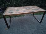 Stoere unieke (eettafel)Tafel BCosy 180x90x80, Huis en Inrichting, Tafels | Eettafels, Stoer, Zo goed als nieuw, Vijf personen of meer