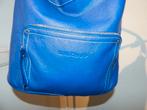 Longchamp prachtige leren tas mooie blauw tint Als Nieuw, Verzenden, Zo goed als nieuw, Blauw, Schoudertasje