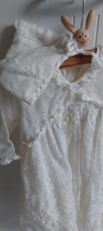 Mooi oud doopjurkje compleet met mutsje en omslagdoek, Antiek en Kunst, Antiek | Kleding en Accessoires, Ophalen of Verzenden