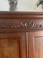 Antieke houten kast met lades, Ophalen of Verzenden