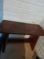 Oud vintage  vensterbank  tafeltje, Ophalen of Verzenden