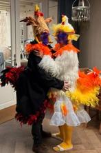 2 kippen en 2 hanen, mooie handgemaakte pakken, Kleding | Dames, Ophalen of Verzenden, Zo goed als nieuw, Maat 42/44 (L), Carnaval