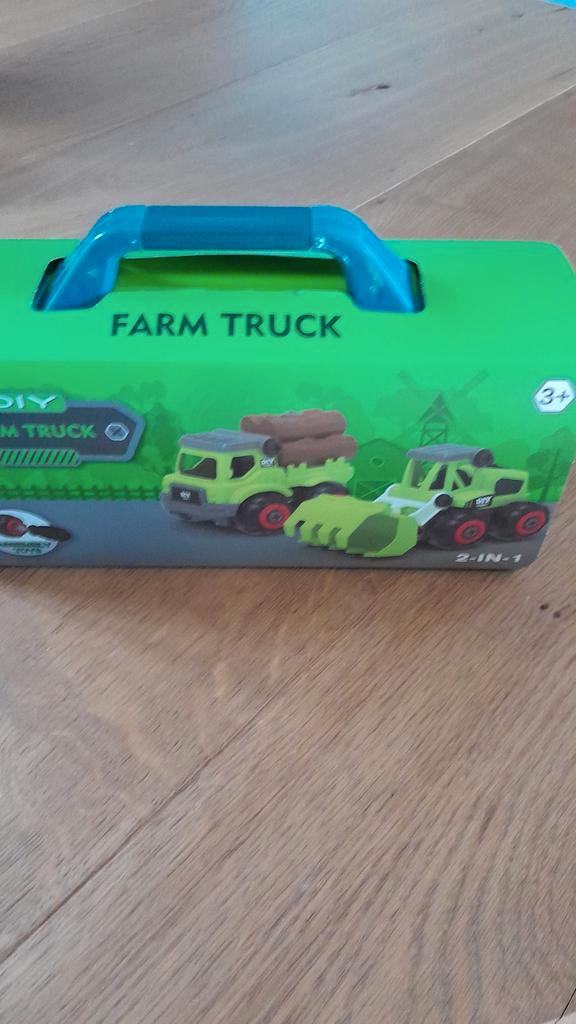 Bouwvoertuigen speelgoedset Diy Farm truck 2 in 1. NIEUW., Kinderen en Baby's, Speelgoed | Educatief en Creatief, Nieuw, Ophalen of Verzenden
