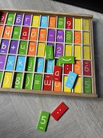 Houten Letter Cijfer Bak - Educatief Speelgoed, Ophalen of Verzenden, Zo goed als nieuw, Knutselen