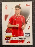 Topps MA 25/26  ATTAX DEBUT  LEADER YATES  NOTTINGHAM FOREST, Verzenden, Zo goed als nieuw, Meerdere plaatjes