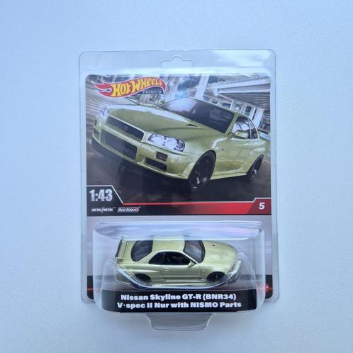 Hot Wheels Nissan Skyline GT-R (BNR34) uit 2023, Hobby en Vrije tijd, Modelauto's | 1:43, Nieuw, Auto, Overige merken, Ophalen of Verzenden