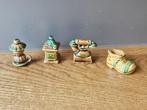 4 vintage letterbak figuurtjes, Verzamelen, Beelden en Beeldjes, Ophalen of Verzenden, Gebruikt, Overige typen