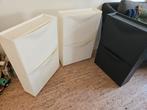 6 IKEA Trones schoenenkastjes - wit en zwart, Huis en Inrichting, Kasten | Schoenenkasten, Ophalen, Gebruikt, Modern