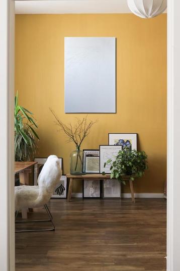 Modern wit schilderij – 75x115cm – abstract reliëf beschikbaar voor biedingen