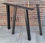 2 x tafelpoot zwart van metaal zijn ze, Tafelpoot, Gebruikt, 50 tot 100 cm, Rond