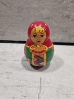Vintage Baboesjka/Matroesjka Tuimelaar met bel, Verzamelen, Poppen, Ophalen of Verzenden, Gebruikt, Pop