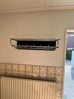 Retro Wandkapstok met Hoedenplank, Gebruikt, Minder dan 100 cm, Metaal, Ophalen