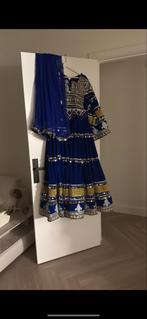 Afghaanse Jurk - Blauw, one size, Kleding | Dames, Jurken, Blauw, Maat 42/44 (L), Ophalen of Verzenden, Zo goed als nieuw