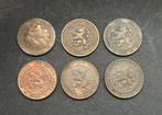 6 x 1 Cent 1900, 1901-G, 1901-K, 1902, 1904 en 1905, Ophalen of Verzenden, Koningin Wilhelmina, 1 cent