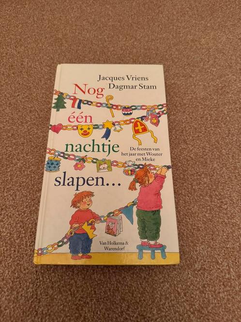 Nog één nachtje slapen… - Jacques Vriens en Dagmar Stam, Boeken, Kinderboeken | Baby's en Peuters, Zo goed als nieuw, Ophalen of Verzenden