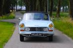Peugeot 404 Cabriolet Gerestaureerd, Auto's, Oldtimers, Achterwielaandrijving, Zwart, Cabriolet, Leder