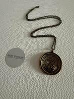 R172/Vintage Grote Bronzen JORMA LAINE ketting Finland, Overige materialen, Gebruikt, Overige kleuren, Verzenden