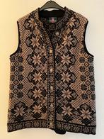 Noors wollen vest Skjaeveland Maat M/L, Maat 38/40 (M), Bruin, Ophalen of Verzenden, Skjaeveland