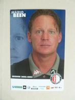 Spelerskaart. Mario.Been. Feyenoord. 2002/2003, Ophalen of Verzenden, Zo goed als nieuw, Feyenoord, Spelerskaart