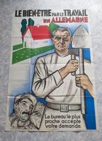 Poster Arbeidsdienst Duitsland Front Bezetting Kamp, Verzamelen, Verzenden, Huis en Inrichting
