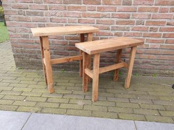 Bijzet tafeltje/krukje gemaakt van gerecycled teakhout  beschikbaar voor biedingen