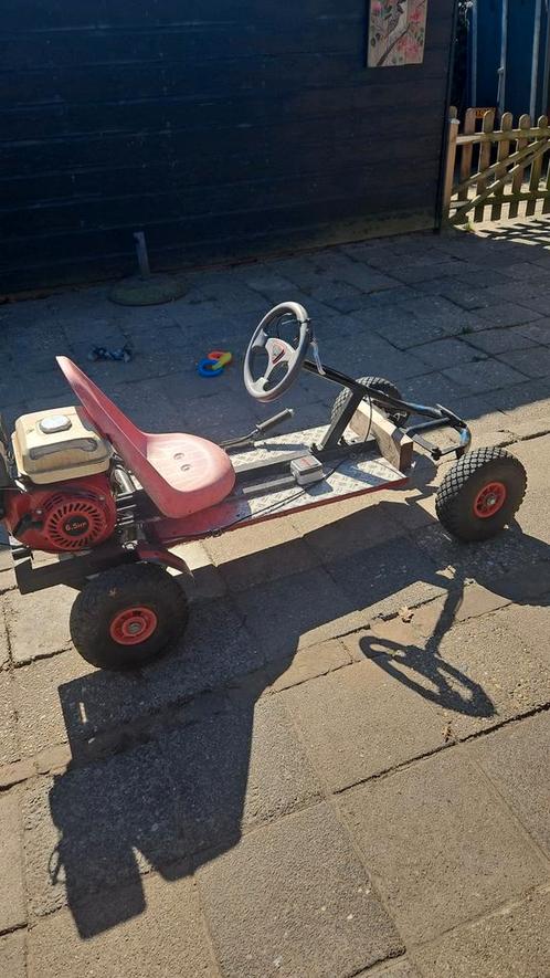 Skelter met 6.5 hp motorblok, Kinderen en Baby's, Speelgoed | Buiten | Skelters, Gebruikt, Overige merken, Motor, Ophalen