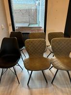 Eetkamer stoelen Kwantum, Huis en Inrichting, Ophalen, Zo goed als nieuw, Grijs, Vijf, Zes of meer stoelen