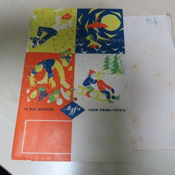 fotomapje heel oud foto mapje van Agfa fotoalbumpje beschikbaar voor biedingen