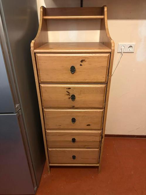 Ikea Leksvik Ladekast, Huis en Inrichting, Kasten | Ladekasten, Gebruikt, 100 tot 150 cm, Minder dan 50 cm, 25 tot 50 cm, Grenenhout