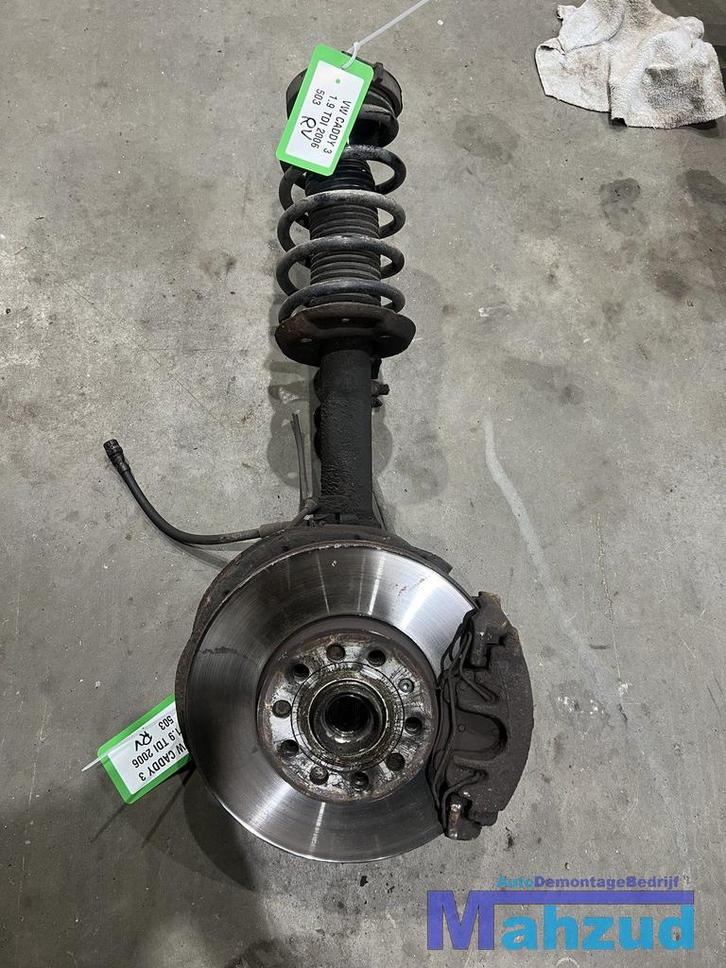 VW CADDY 3 1.9 tdi veerpoot rechts voor remklauw 2004-2014, Auto-onderdelen, Ophanging en Onderstel, Volkswagen, Gebruikt, Ophalen of Verzenden