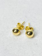Gouden oorbellen - oorknopjes - 14 karaat, Ophalen of Verzenden, Zo goed als nieuw, Goud