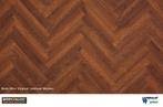 Visgraat Laminaat Click Merbau 8mm dik 4V-groev €23,95p/m2, Huis en Inrichting, 75 m² of meer, Nieuw, Rood, Laminaat