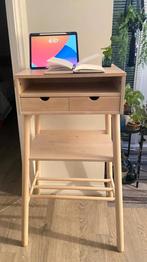 Ikea knotten sta bureau, Ophalen of Verzenden, Zo goed als nieuw, Metaal of Aluminium, Minder dan 45 cm