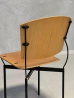 Arflex eettafelstoel Elasta vintage jaren 80 eetkamerstoel, Huis en Inrichting, Stoelen, Ophalen, Gebruikt, Bruin, Vintage