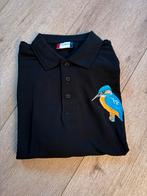 Polo met ijsvogelborduring, Nieuw, Ophalen of Verzenden, Maat 56/58 (XL), Zwart