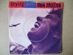 s3273 don mclean - crying, Cd's en Dvd's, Vinyl Singles, Ophalen, Gebruikt, Overige genres, 7 inch