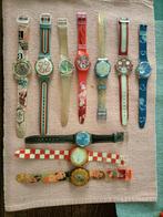 10 Swatch Horloges in één deal voor een koopje, Kunststof, Gebruikt, Ophalen of Verzenden, Swatch