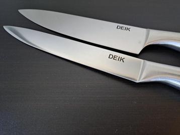 2+1 GRATIS mes/messenset DEIK stainless steel beschikbaar voor biedingen