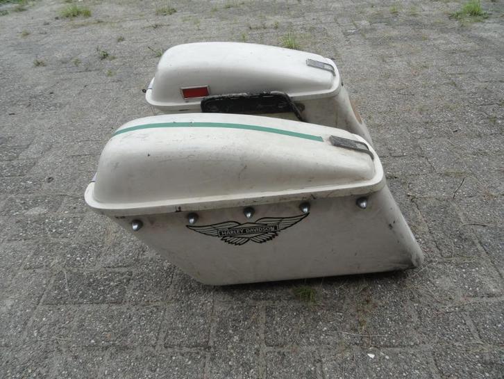 Harley D. electra shovel   zij koffers, Motoren, Onderdelen | Harley-Davidson, Gebruikt, Verzenden