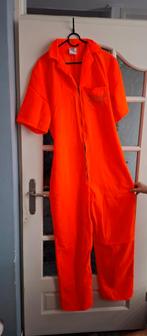 2x Prisoner jumpsuit pakken oranje maat M/L in nieuwstaat, Maat 52/54 (L), Carnaval, Ophalen of Verzenden, Zo goed als nieuw