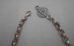 Zilveren aparte jasseron ketting nr.912, Verzenden, Zo goed als nieuw, Zilver, Zilver