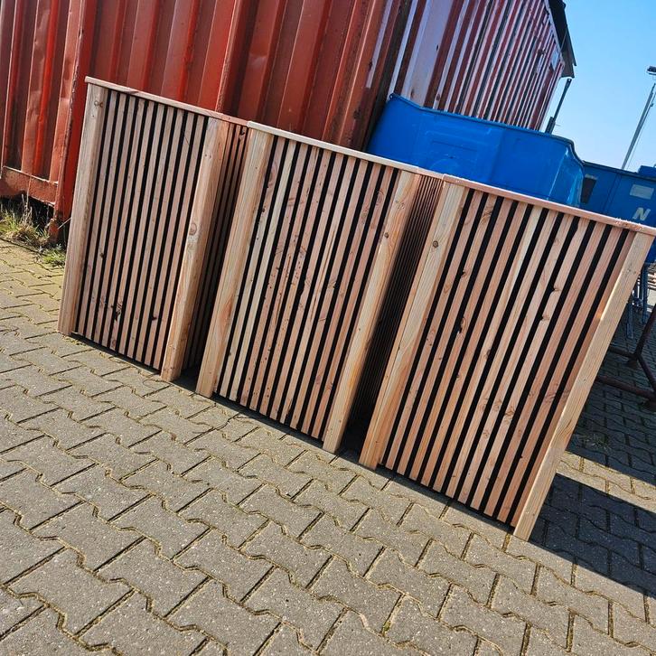 Houten bloembakken, Tuin en Terras, Bloembakken en Plantenbakken, Nieuw, Hout, Vierkant, Ophalen