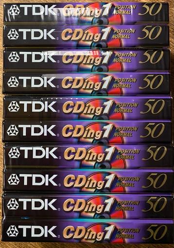 10 x TDK CDing I 50 - 5x2-packs 10 stuks NOS beschikbaar voor biedingen