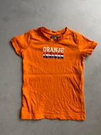Koningsdag oranje T-shirt maat 104, Kinderen en Baby's, Kinderkleding | Maat 104, Zo goed als nieuw, Shirt of Longsleeve, Ophalen