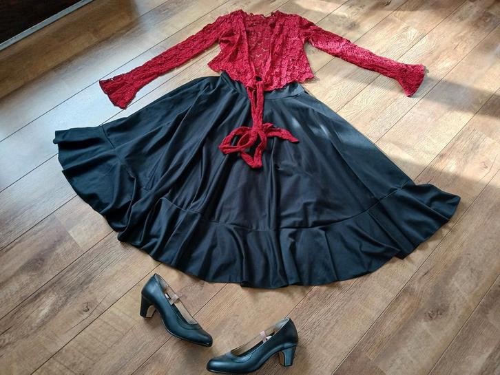 Flamenco danskleding maat s, Kleding | Dames, Overige Dameskleding, Zo goed als nieuw, Ophalen of Verzenden