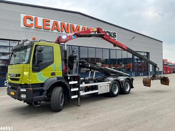 Iveco AD260T41 6x4 HMF 16 Tonmeter Z-kraan (bj 2008) beschikbaar voor biedingen